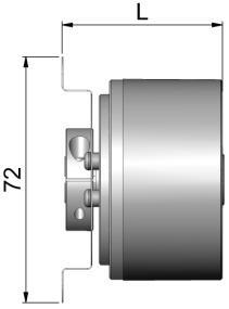 Connection and Flange Types for Hollow Shaft The flange can be