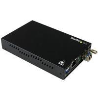 Gigabit Ethernet Copper-to-Fiber Media Converter - SM LC - 20 km StarTech ID: ET91000SM20 This Gigabit Ethernet to fiber media converter is a cost-effective way to extend your network, or extend the