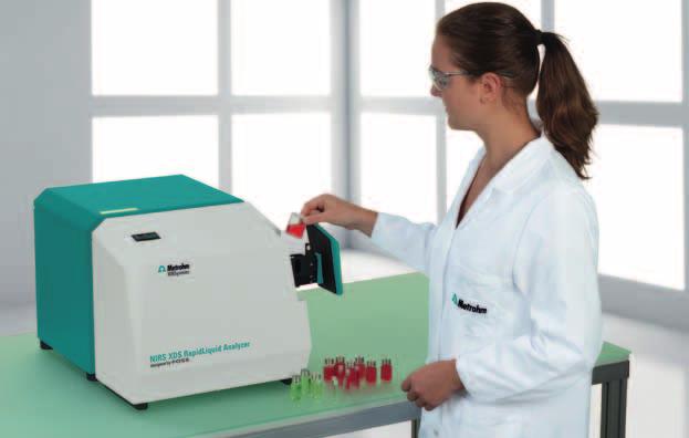 Laboratory and atline for liquid samples Introduction Metrohm NIRSystems offers dedicated NIR analyzers for the analysis of clear or viscous liquids that can be easily used in the quality control