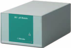 856 Conductivity Module (2.856.0010) Conductivity measurement module as supplement to a Titrando or stand-alone in combination with a 900 Touch Control.