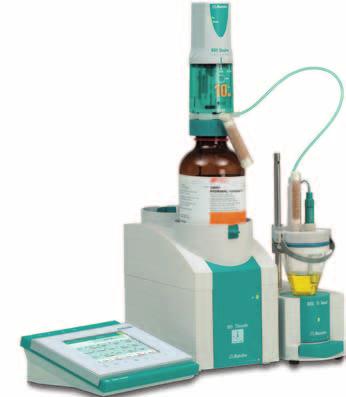 890/901 Titrando The KF titrators for the modern titration laboratory Thanks to their simple and intuitive operation the KF Titrandos are the optimum instruments not only for routine work but also