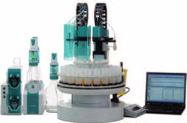 864 Robotic Balance Sample Processor TAN/TBN Fully automatic weighing of the sample High-end analyzer with a minimum footprint Robotic USB Sample Processor - proven technology Sample preparation and