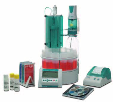 862 Compact Titrosampler Compact and inexpensive automated titration instrument Simple installation and operation Intelligent dosing unit and monitoring of the titrant Ready for immediate use Maximum
