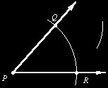 Construction 4 Construct the bisector of an angle. 1. Let point P be the vertex of the angle.