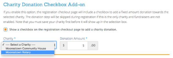 P a g e 28 Charity Dnatin Checkbx Races can add a quick dnatin ptin n the checkut page.