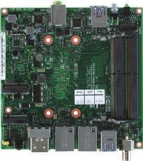 10 Industrial Motherboards NITX-SKL1 6th Generation Intel Core 15W Processor Nano-ITX Board with HDMI x 2, LAN Port x 2, COM Port x 1 and USB Port x 4 Power LED Power Button USB 3.