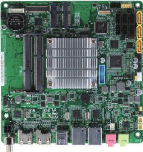 10 Industrial Motherboards EMB-BSW1 Thin Mini-ITX Embedded Motherboard with Intel N3710/N3060 Processor, SATA 6.0 Gb/s x 3, USB x 6 (up to 10) LVDS (Top) and edp (Bottom,optional) SODIMM x 2 USB 2.