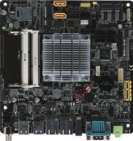 10 Industrial Motherboards EMB-BT1 Mini-ITX Embedded Motherboard with Intel Celeron J1900/N2807/ Atom E3845/E3825 Processor, SATA3 x 2, SATA2 x 2, USB x 8 Mini-Card (msata Default) SODIMM DDR3L (1.