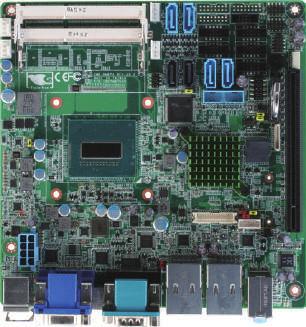 10 Industrial Motherboards EMB-QM87A Embedded Motherboard with Onboard 4th Generation Intel BGA 1364 Processor & iamt Support System Fan CPU Fan DDR3L1600/1333 SDRAM x 2 SATA 6.