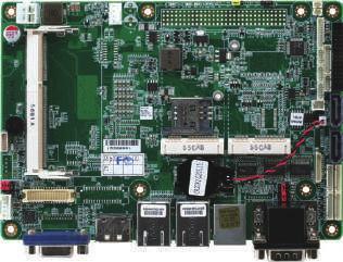 02 EPIC Boards EPIC-BDU7 EPIC Board with 5th Generation Intel Core i Series ULT Processor SoC DDR3L SODIMM LVDS SIM (Support by Mini-Card #1) PCI-104 (Optional) LPT/DIO USB x 4 SATA COM x 4 Mini-Card