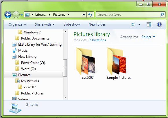 Creating new folders When creating new folders, the key to remember is that you have to start in the correct location.