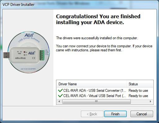 Installation of drivers for