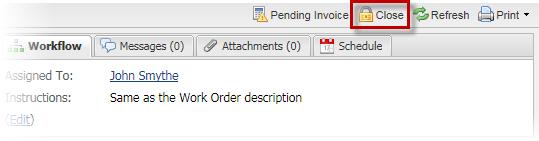 Closing a TR Work Order Work orders are ready to be closed when: All work has been completed for the work order.
