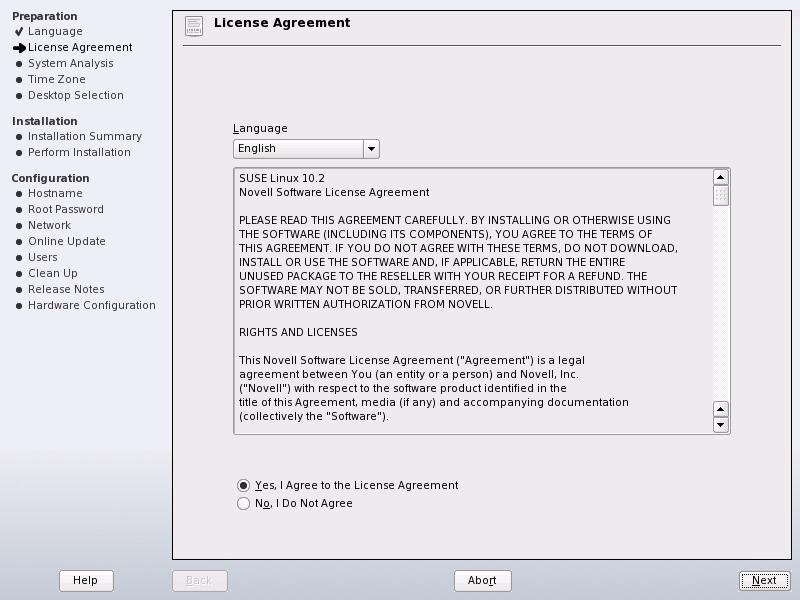 1.6 License Agreement Read the license agreement that is displayed on screen thoroughly.