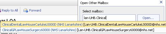 Click on the Log in button You are now in your NHSmail account.