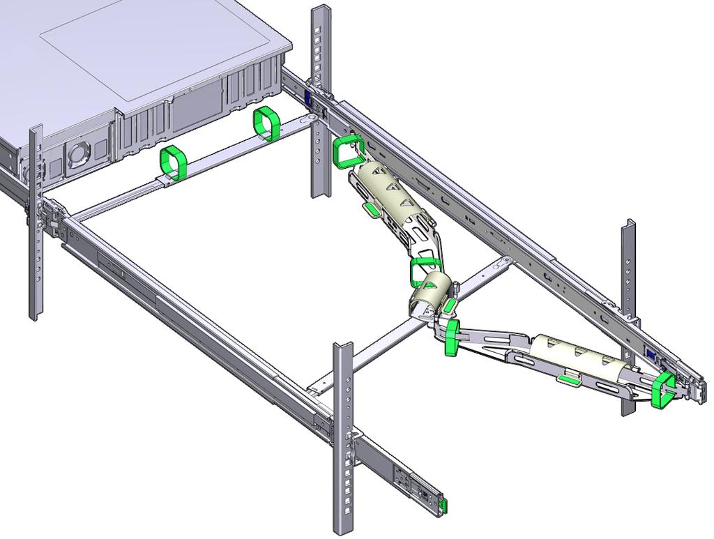 Verify Operation of Slide Rails and CMA Verify Operation of Slide Rails and CMA Note - Two people are recommended for this procedure, one to move the server in and out of the rack, and one to observe