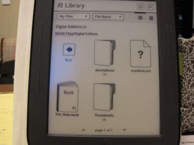 Step D: Select the ebook you