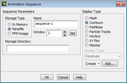 In Animation Sequence Panel select Window 2, SET, then Contours.