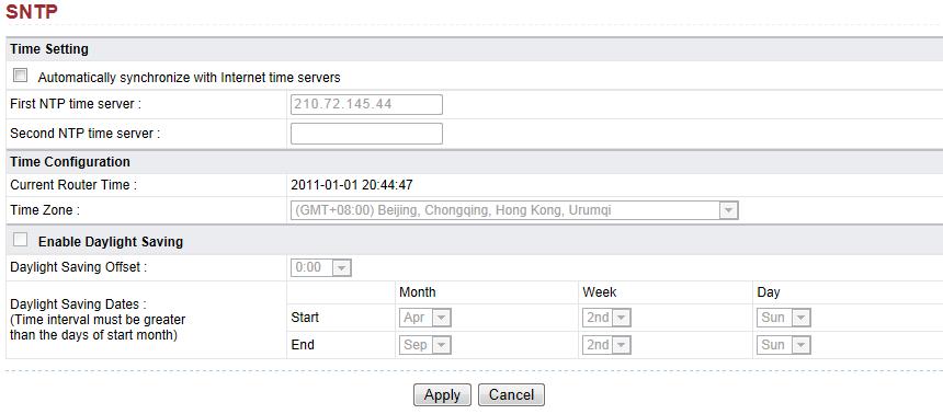 If you already set content filtering in the Block Sites page or set sevice filtering in the Block Services page, you can set a schedule to specify the time and mode of restricting Internet access.