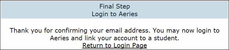 The registration process has been halted until you open your email and confirm your email address.