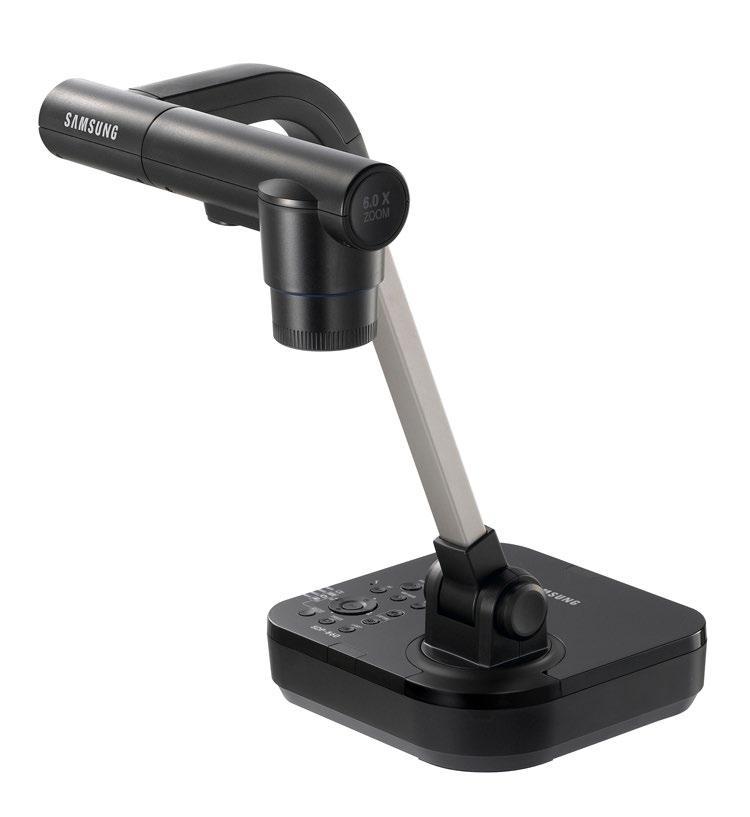 DOCUMENT CAMERA Samsung SDP-860 Document Camera To use the document camera: 1.) Make sure the MediaLink system is turned on. 2.