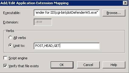 Appendix 18. Click OK to close the Add/Edit Application Extension Mapping window 19.
