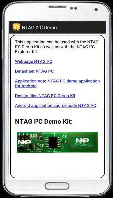 Fig 38. Learn more snapshot 4.6 Authentication The NTAG I 2 C Plus offers authentication to protect memory operations. The device can be locked or not.
