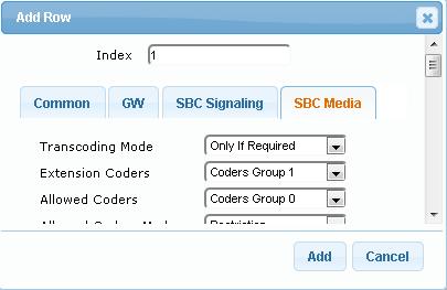 SBC Configuration Examples Figure 6-18: IP Profile for SIP Entity Server #1 3.
