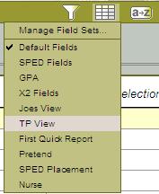 To Create a New Field Set 1. Select Manage Field Sets. 2. Click the New button. 3. Give your new filter set a meaningful name. 4.