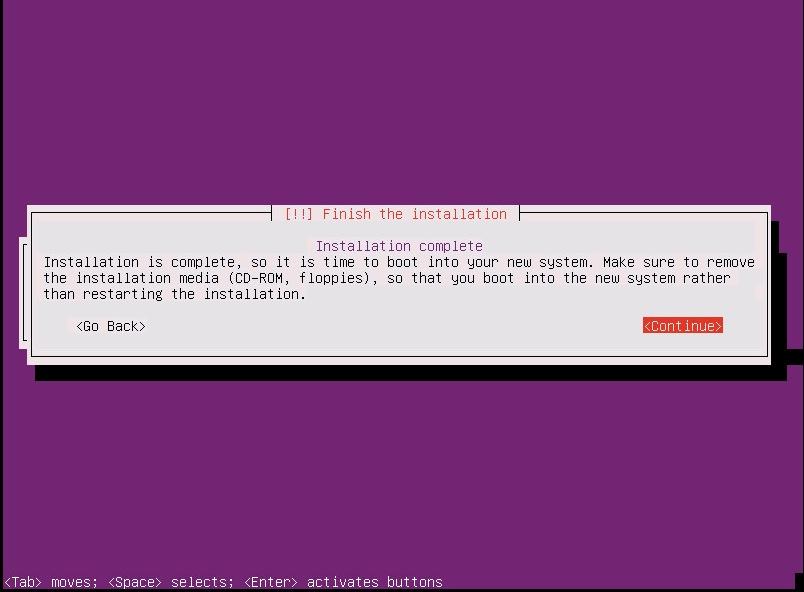 Ubuntu is now installed.