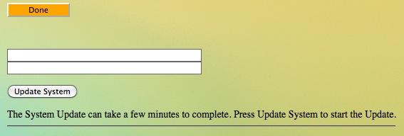Press Update System button.