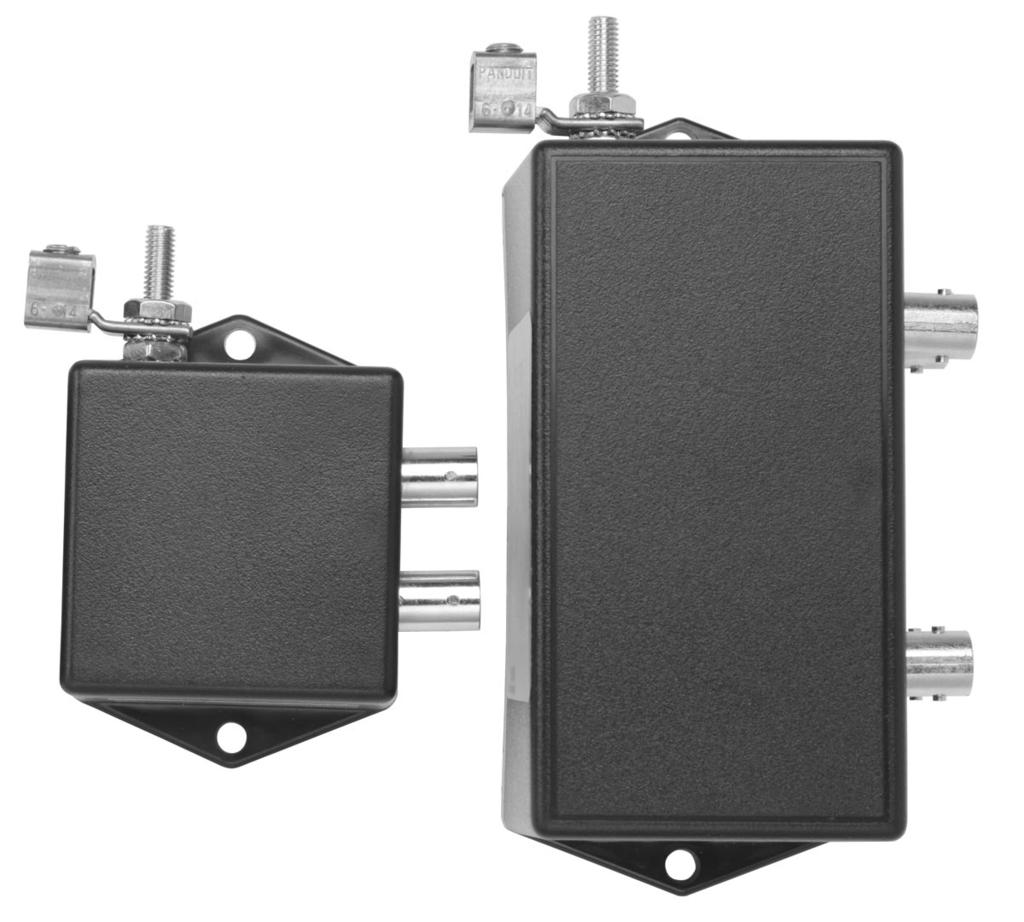 Interface Male DB25 (input or output); Female DB25 (input or output); Bi-directional suppression; Pin configuration pins 1 8 and 20 used, 7 is ground and 1 is shield. Integral mounting screws. 0.