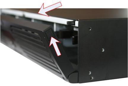 Figure 4. 3 Opening Front Panel 4.