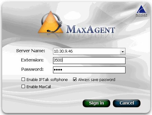 Getting Started C HAPTER 3 Start MaxAgent from the Microsoft Windows Start menu, by choosing Start > All Programs > MaxAgent > MaxAgent.