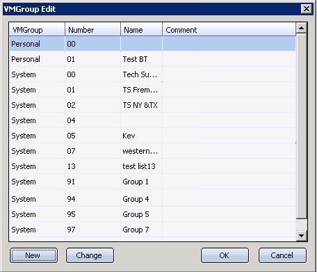 Personal groups can be set up and modified in MaxAgent or in your AltiGen Voice Mail System.