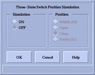 LIB 510 1 General 1MRS751388-MUM Figure 10. Switching device position simulation dialog (FPU_SSWK.