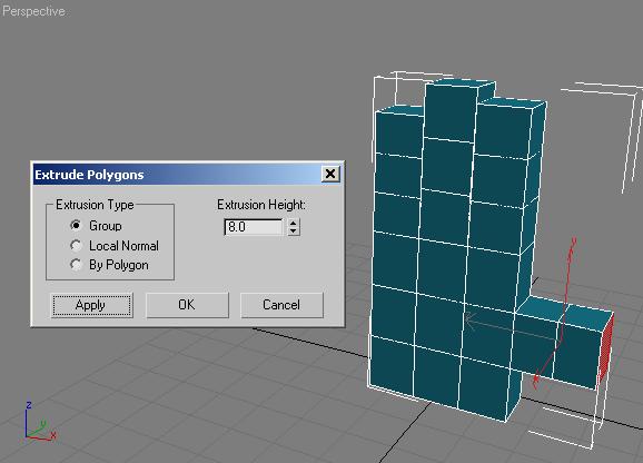 5. Add either a Mesh Smooth or a Turbo Smooth modifier, and adjust the Iterations to round out the corner edges and add geometry.
