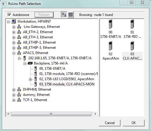 Page 34 QTS-CLX-APACS March 2015 If the ControlLogix processor with the connection to the QTS-CLX-APACS is