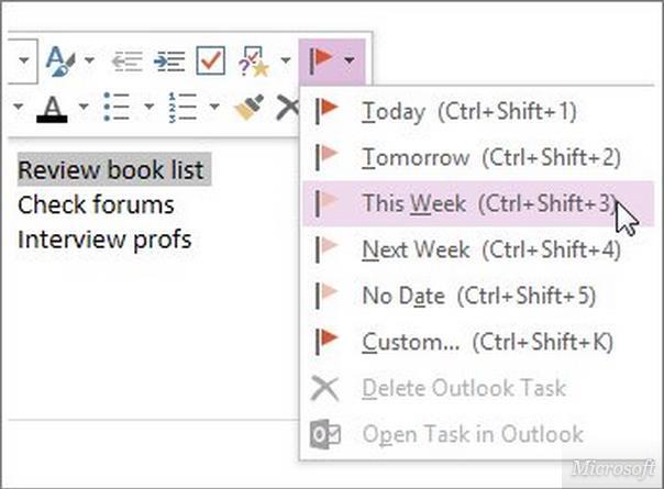 Turn notes into calendar items You can use Microsoft s note-taking tool, OneNote, inside of Microsoft Outlook.