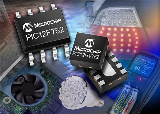 PIC12F(HV)752 8-bit PIC MCU with Advanced Peripherals for Lighting & Power Control PIC12F(HV)752 Unique Features 2x Fast Comparators (40 ns)