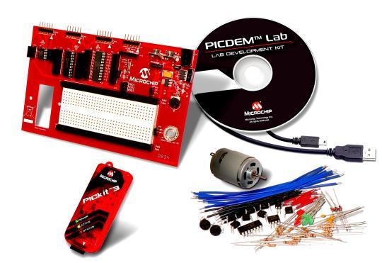 9 Development Starter Kit PICDEM Lab Development Kit Development and learning platform for 6-/8-/14-/18-/20-pin PIC