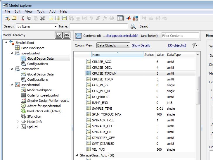 Simulink Data Dictionary Ensure data consistency across models Design Data Configuration Sets