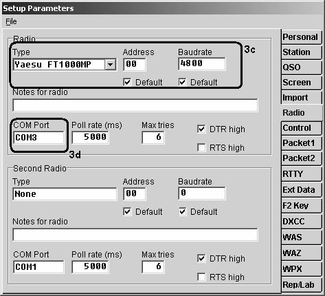 Perform other settings according to the MMTTY manual, if needed. 3. Set up CAT system 3a. In the DX4WIN software, go to File Preferences menu. 3b.
