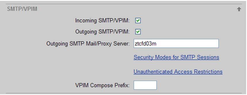Message Archiving To set FQDN: 1. CallPilot Manager Messaging Messaging Network Configuration 2. Select Server name Local Server Maintenance 3. Click Show Details 4.
