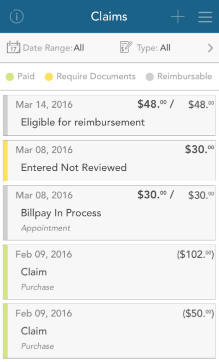 If you have a receipt to substantiate your claim, you will be able to take a photo of it with your device and