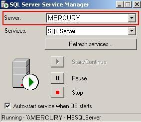 All windows database-related windows (MS-SQL Server 2000, 2005, Express Edition. MSDE 2000A) are closed.