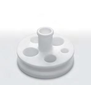 100 ml PTFE Cover Set Standard Taper Joints This PTFE reactor cover is an extremely robust alternative for the standard glass covers.