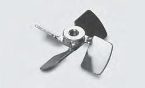 Available Stirrers Blades Available Stirrer Blades 50 ml, 100 ml and 400 ml Reactors 51161356
