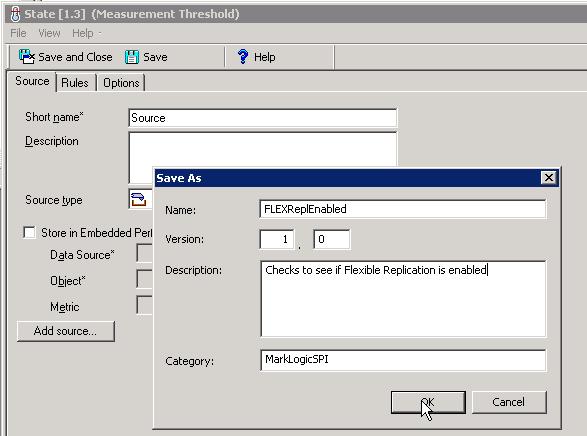 Configuring the MarkLogic Smart Plug-in for HP 6. To create a copy of the State policy, select File > Save As.