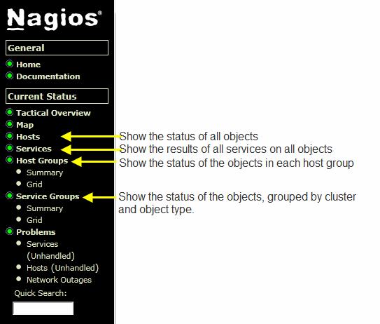 Configuring Nagios to Monitor MarkLogic Server 3.7 Using Nagios For details on how to use the Nagios User Interface, see the Nagios Core 3.x Documentation.